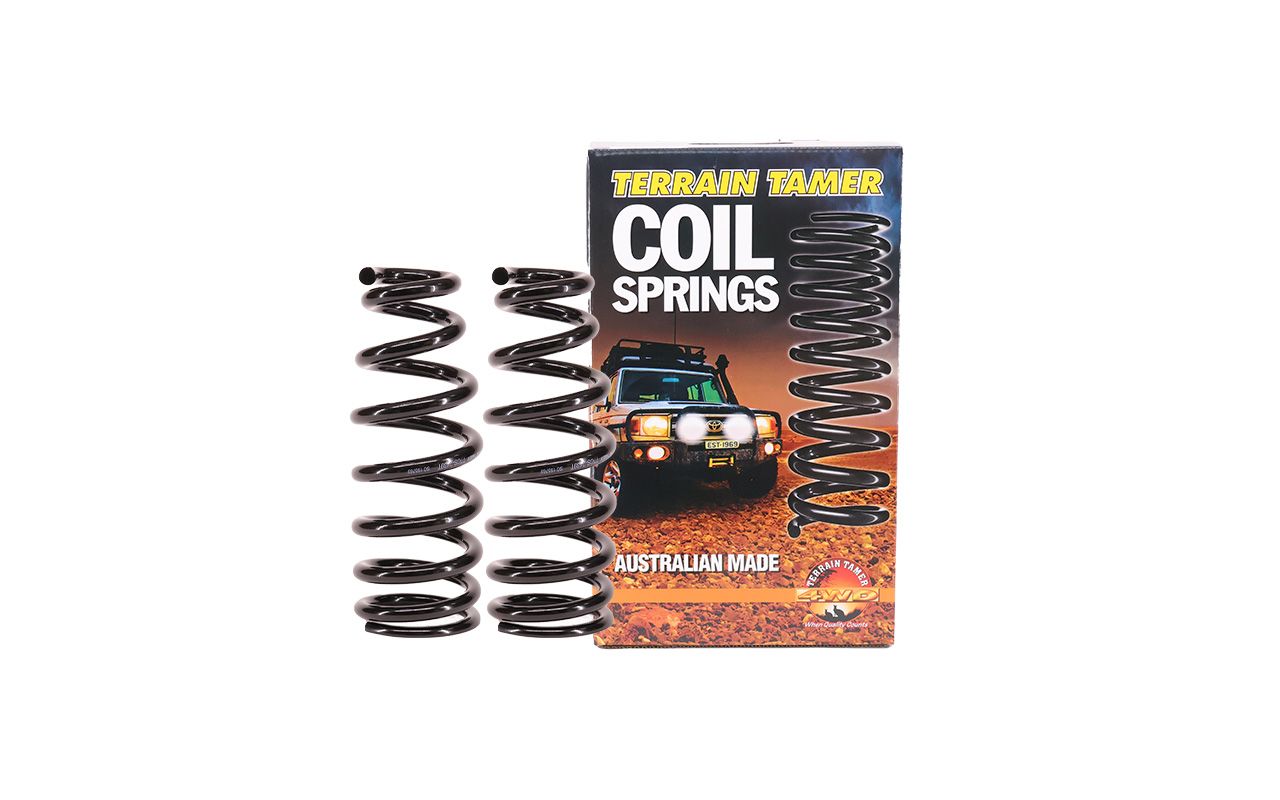 COILS FRT RAISED 35MM TO 100KG WITH B/BAR&amp;WINCH TAPERED WIRE