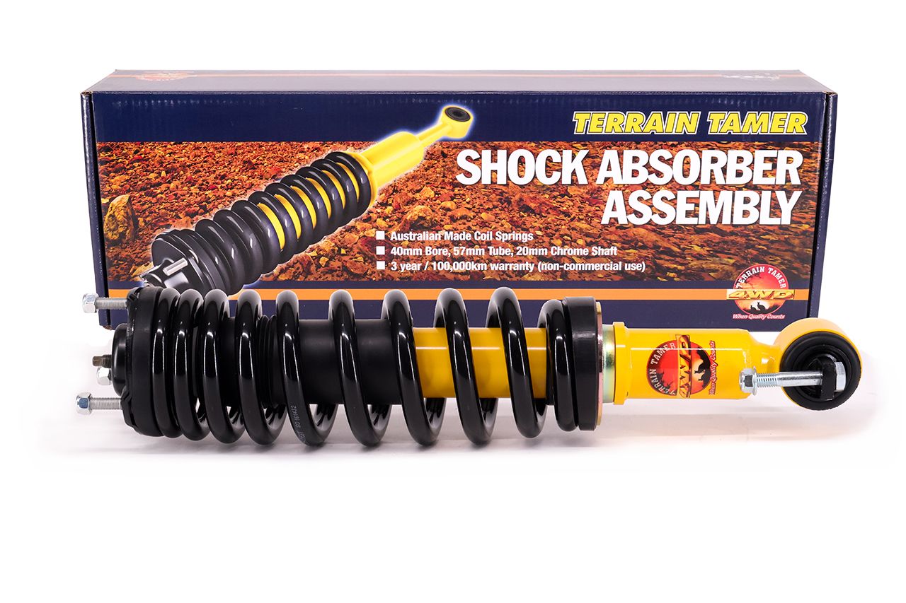 COIL OVER SHOCK ASSY PAIR RAISED 30MM TO 100KG