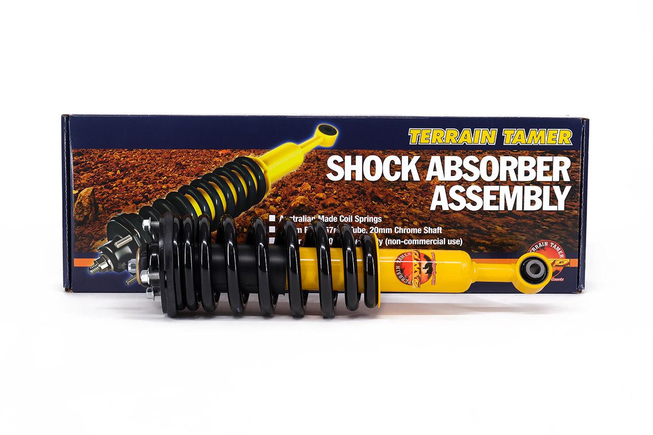 COIL OVER SHOCK ASSY PAIR RAISED 40-45MM 50 TO 100KG 1