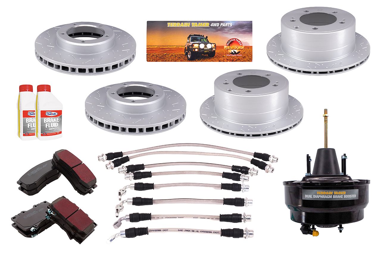 TT FORTIFIED BRAKE UPGRADE KIT DISC REAR + ABS &amp; STAB.CTRL