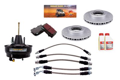 TT FORTIFIED BRAKE UPGRADE KIT DRUM REAR SUITS ABS W/O VSC 1