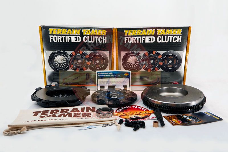 TERRAIN TAMER FORTIFIED CLUTCH KIT &amp; SMF 250MM 128KW YD25T