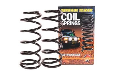 COILS FRONT RAISED 40MM TO 50KG WITH BULL BAR SWB 3.0L