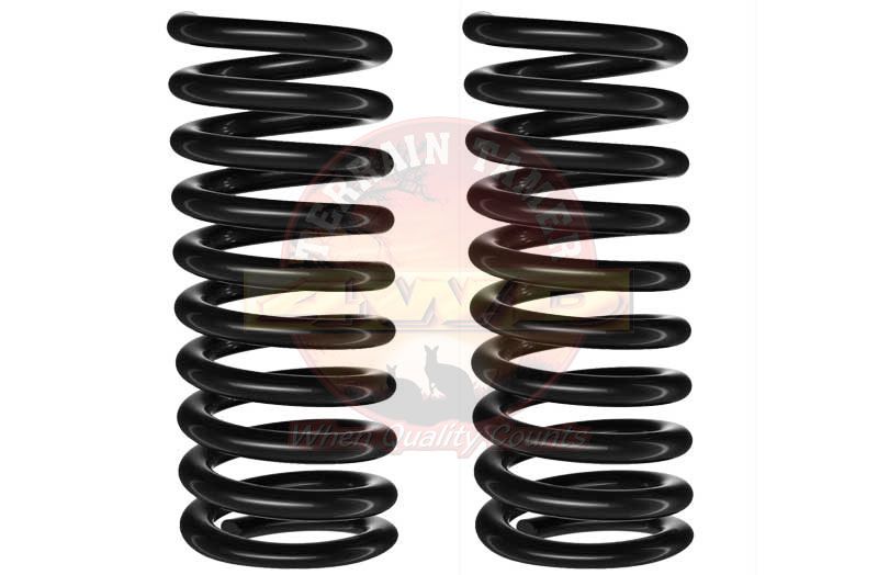 COILS FRONT RAISED 20MM TO 100KG WITH BULL BAR V6 &amp; V8 1