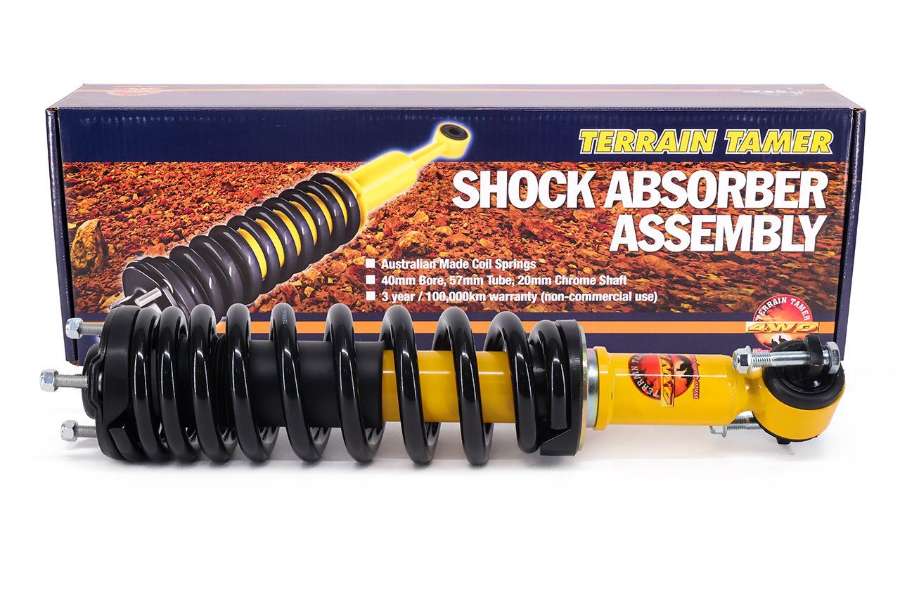 COIL OVER SHOCK ASSY PAIR RAISED 30MM TO 50KG 4 CYLINDER
