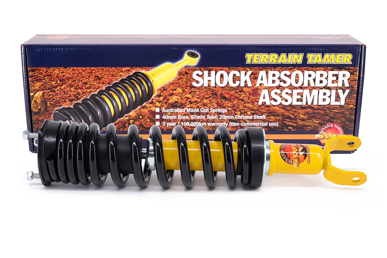 COIL OVER SHOCK ASSY PAIR RAISED 40-50MM TO 100KG