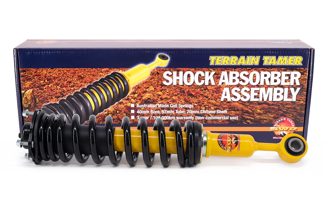 COIL OVER SHOCK ASSY PAIR RAISED 45-50MM 50-100KG
