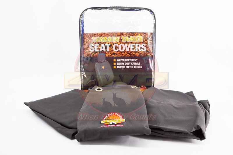 SEAT COVER SET FRONT DRV&amp;PASS BUCKET WITH S/I AIRBAG GREY
