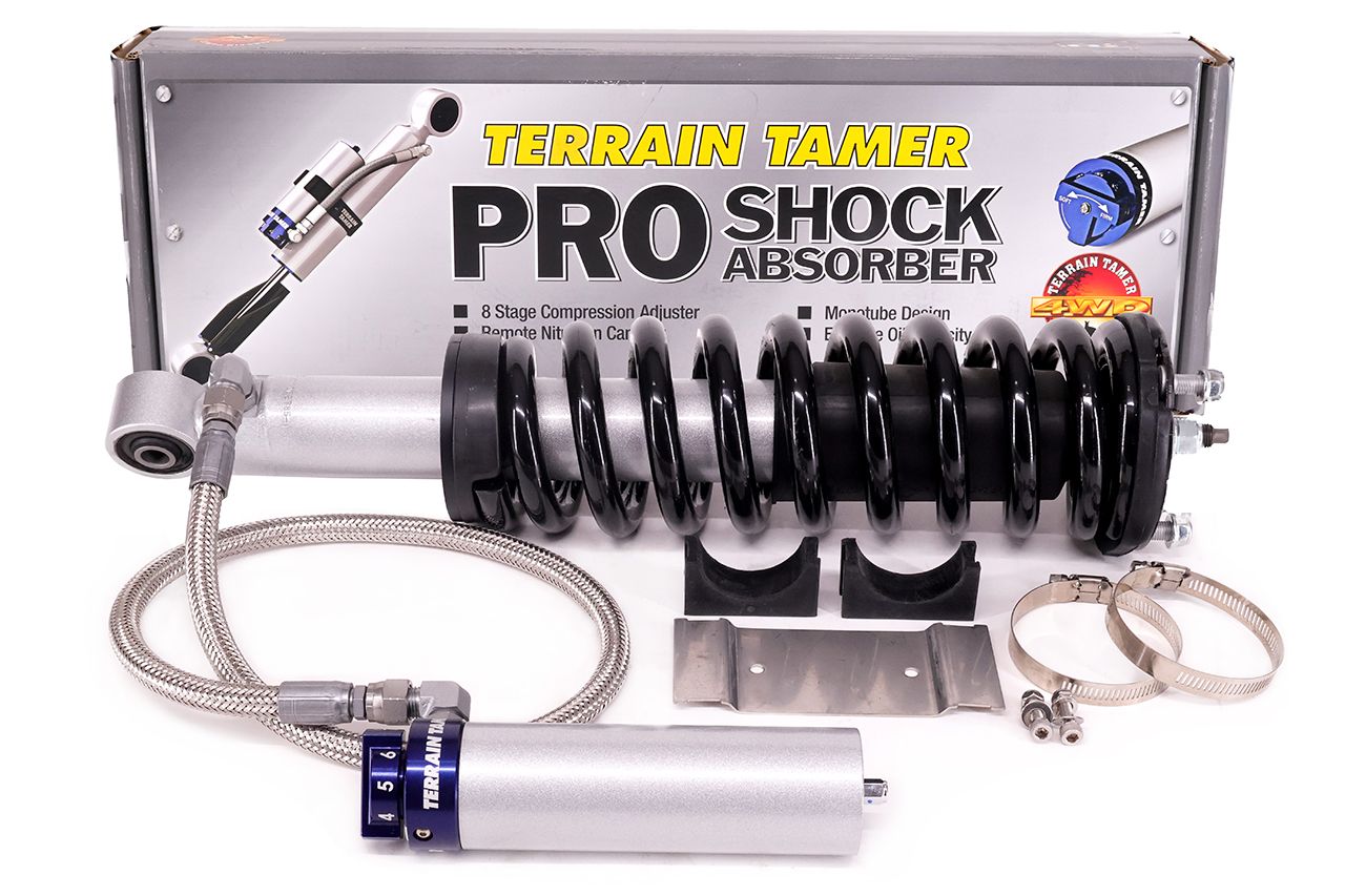 COIL OVER SHOCK ASSY PAIR RAISED 40MM -100KG WITH PRO SHOCK 3