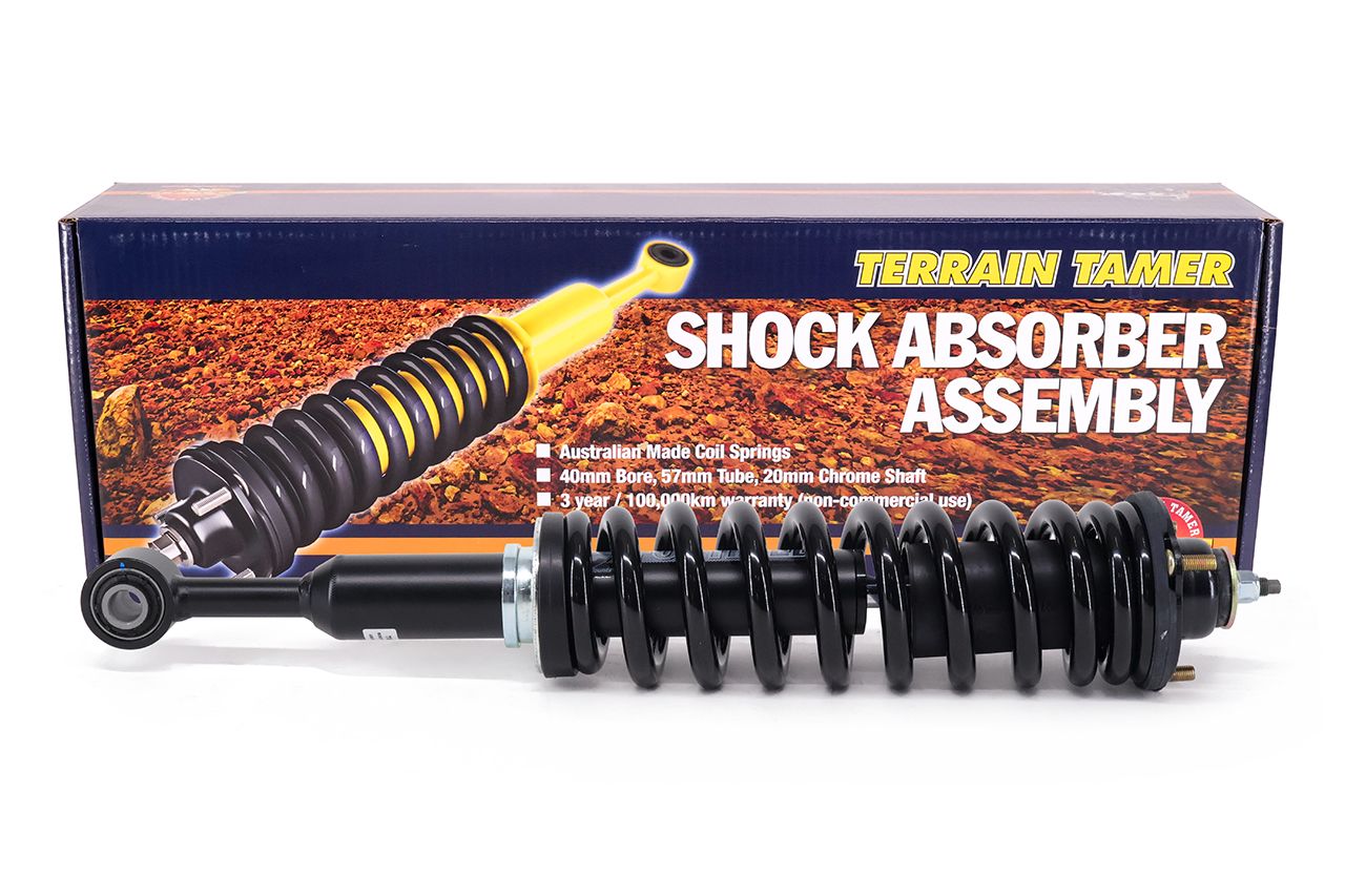 COIL OVER SHOCK ASSY PAIR RAISED 40-45MM 50 TO 100KG 2