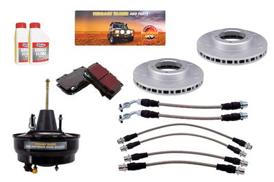 TT FORTIFIED BRAKE UPGRADE KIT DRUM REAR SUITS ABS W/O VSC 2