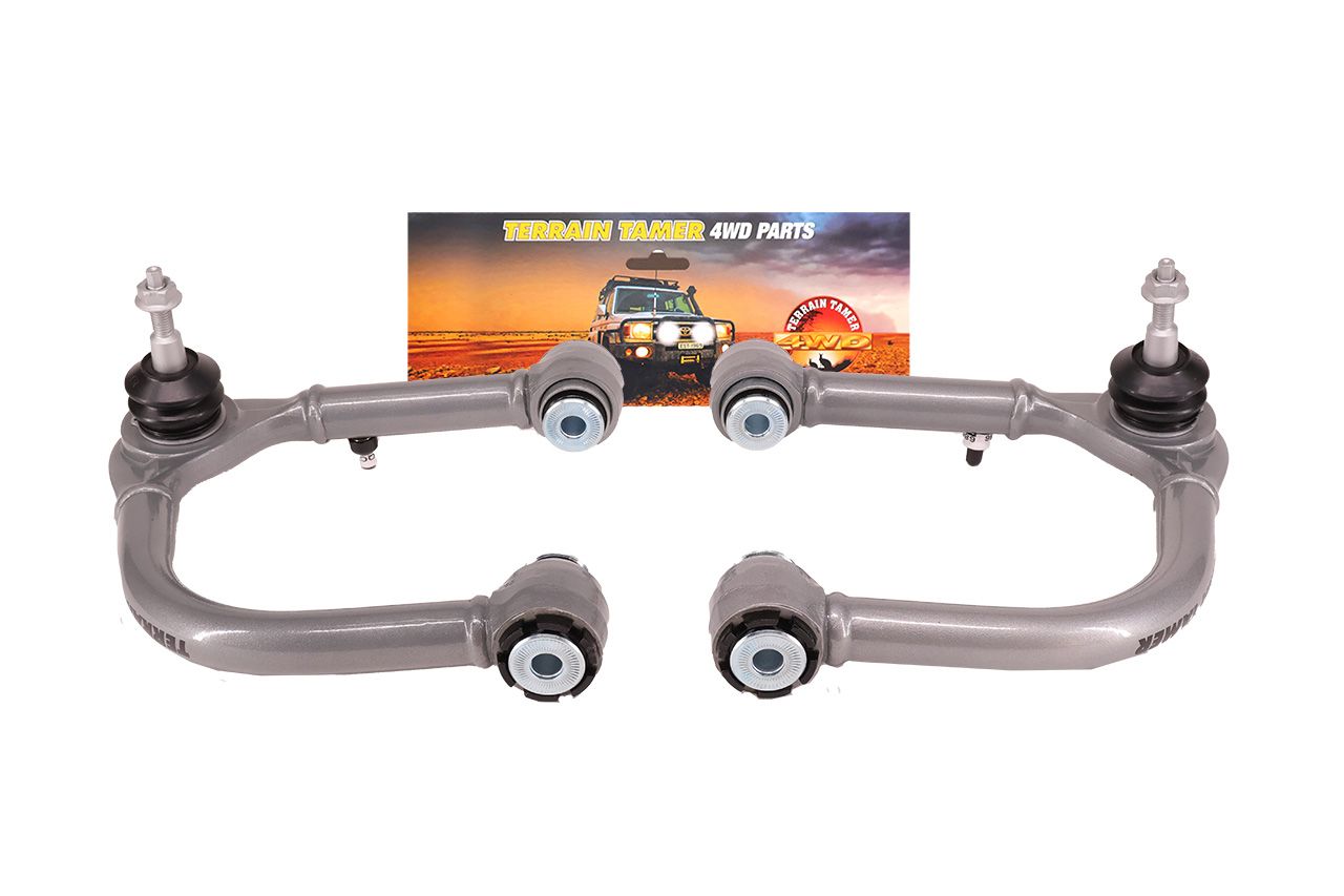 TT UPPER CONTROL ARMS L/H &amp; R/H PAIR WITH GIRO BUSH 2"RAISED 2