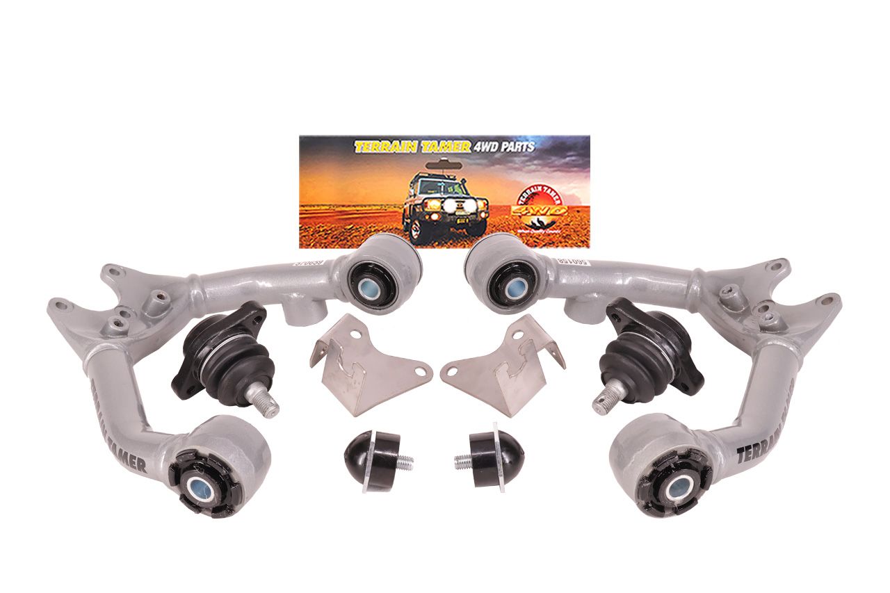 TT UPPER CONTROL ARMS (MR ONLY) L/H&amp;R/H PAIR WITH 2" RAISED