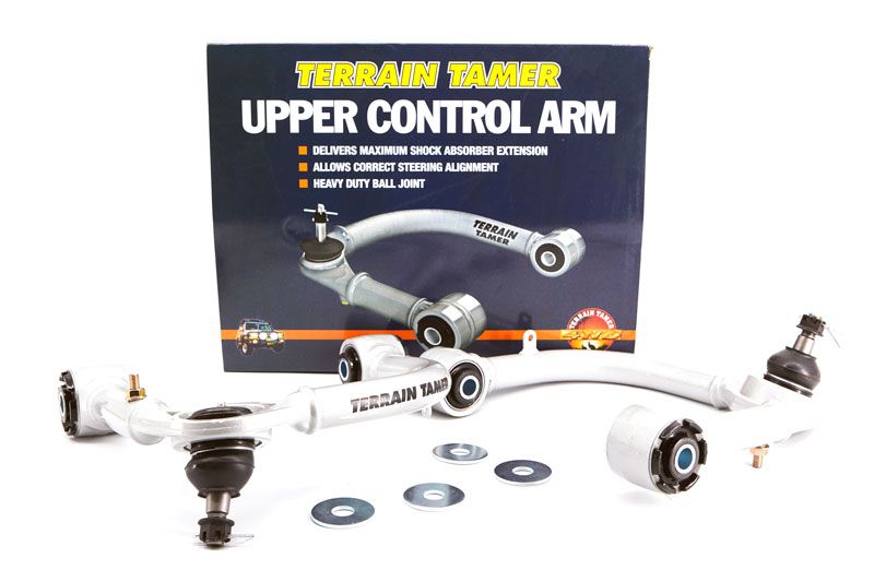 TT UPPER CONTROL ARMS L/H&amp;R/H PAIR WITH GIRO BUSH 2" RAISED 1