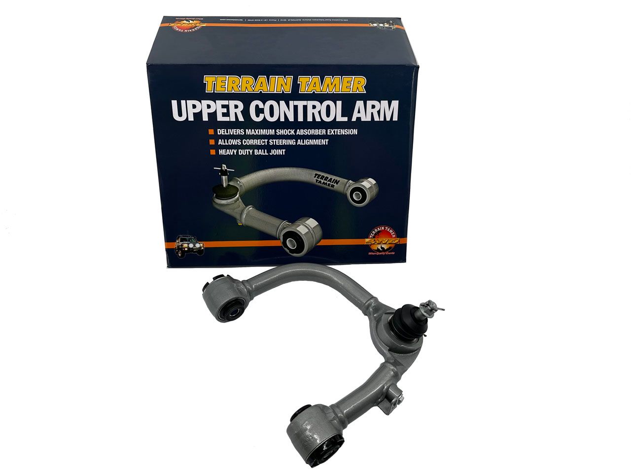 TT UPPER CONTROL ARMS L/H &amp; R/H PAIR WITH GIRO BUSH 2"RAISED 3