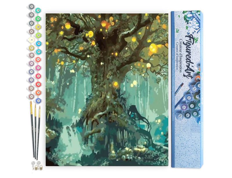 Paint by numbers - Fairy tree