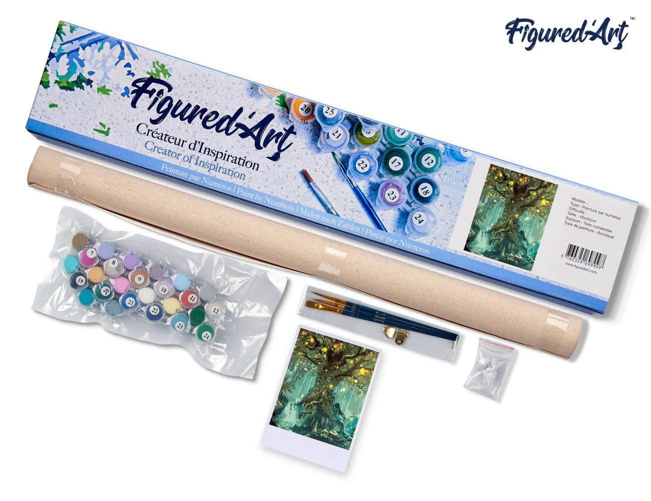 Paint by numbers - Fairy tree