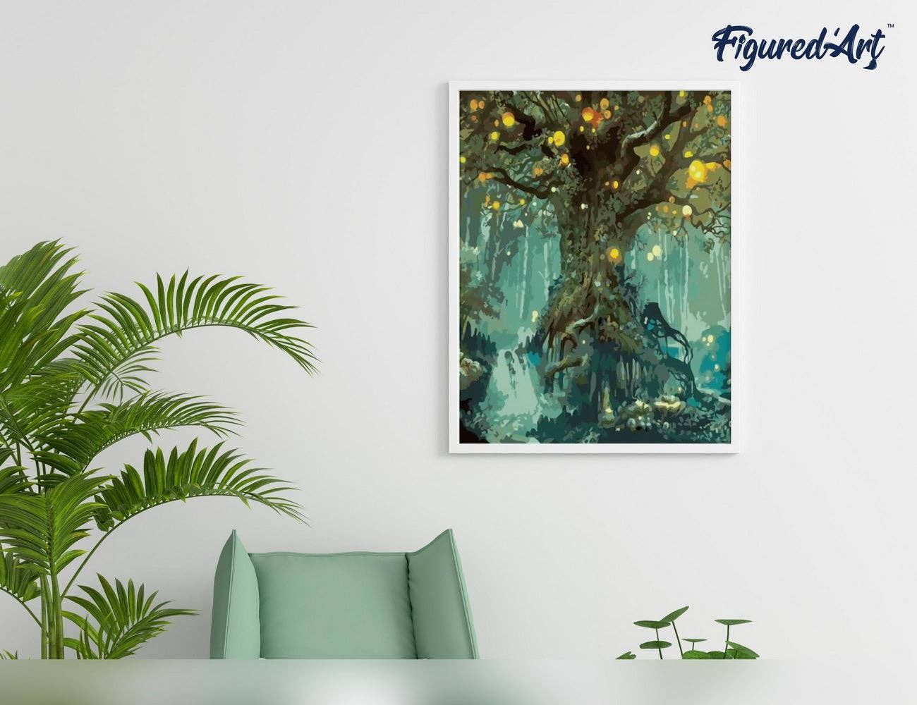 Paint by numbers - Fairy tree