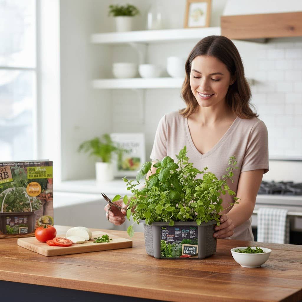 Culinary Herb Collection Seed Kit Terrarium