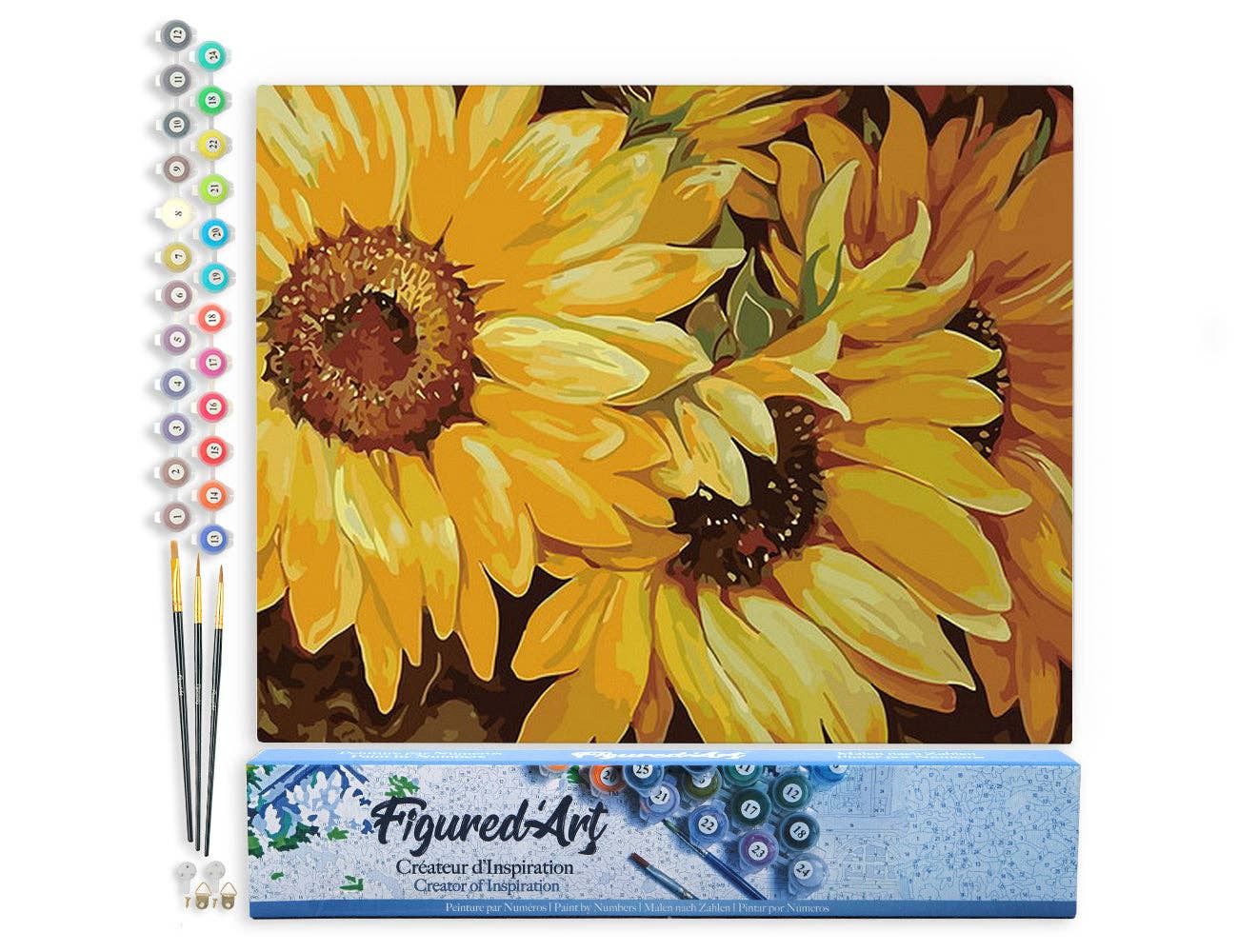 Paint by numbers - Sunflower In Full Bloom