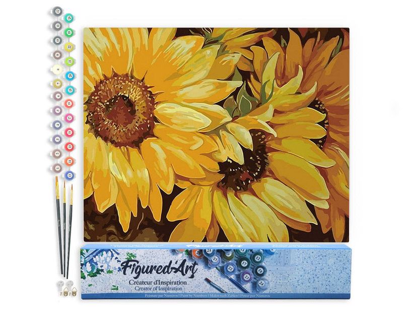 Paint by numbers - Sunflower In Full Bloom
