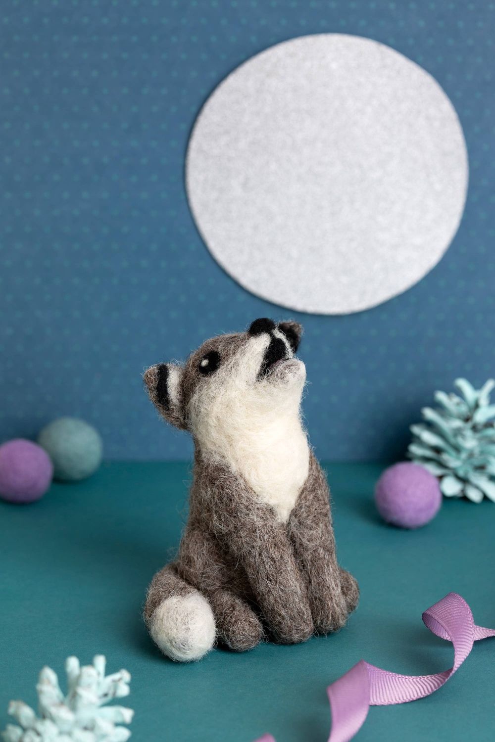 Wolf Cub Mini Needle Felting Kit | Complete Craft Kit