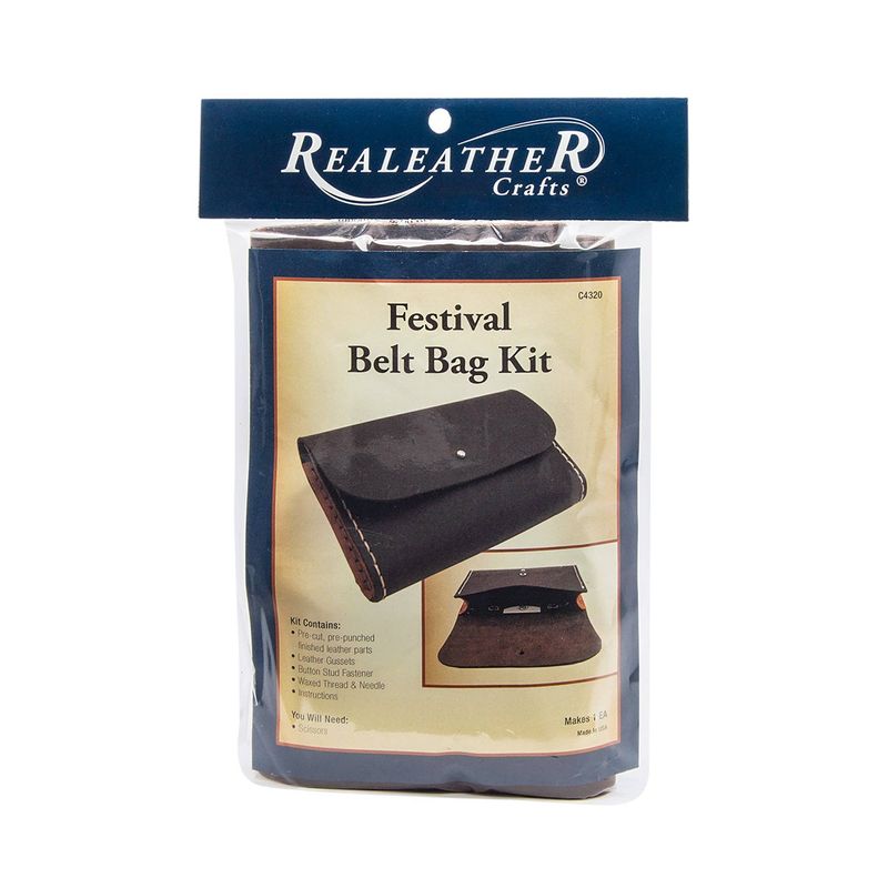 Festival Bag Kit- Leathercraft Hip Pack DIY Project