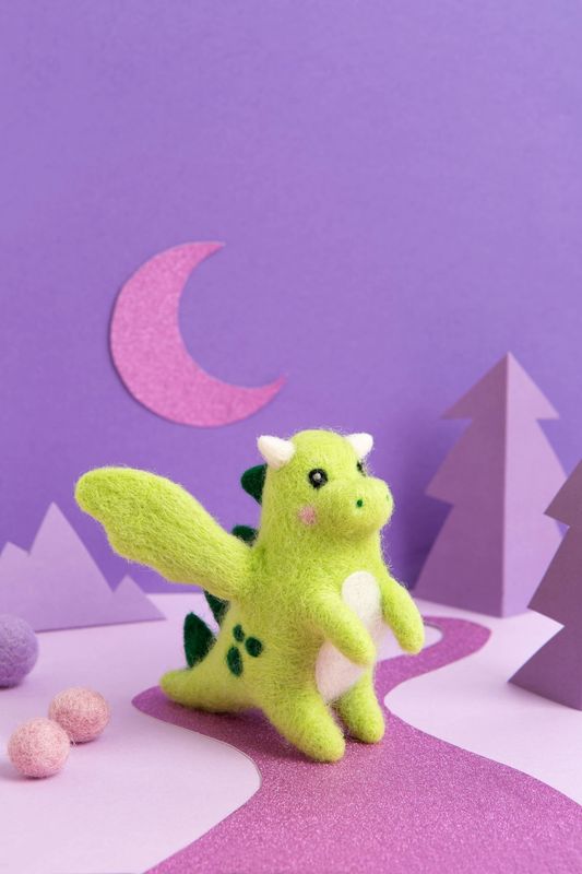Baby Dragon Mini Needle Felting Kit | Complete Craft Kit