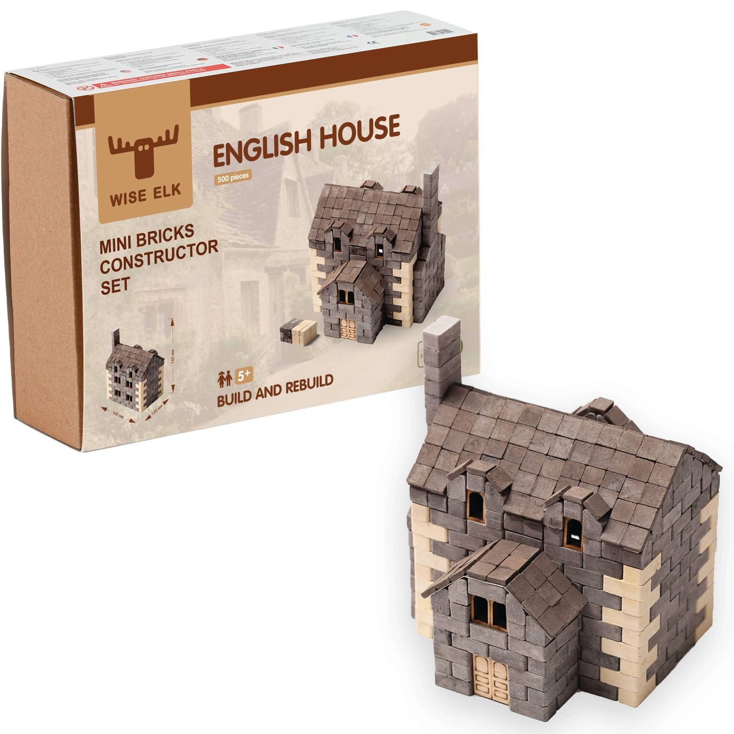 Mini Bricks Construction Set - English House