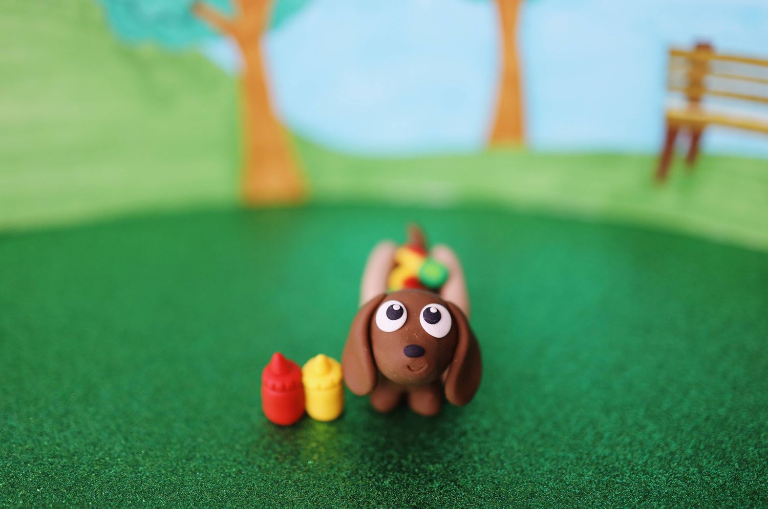 Hot Dog Dog DIY Polymer Clay Kit - Craft for Kids &amp; Adults