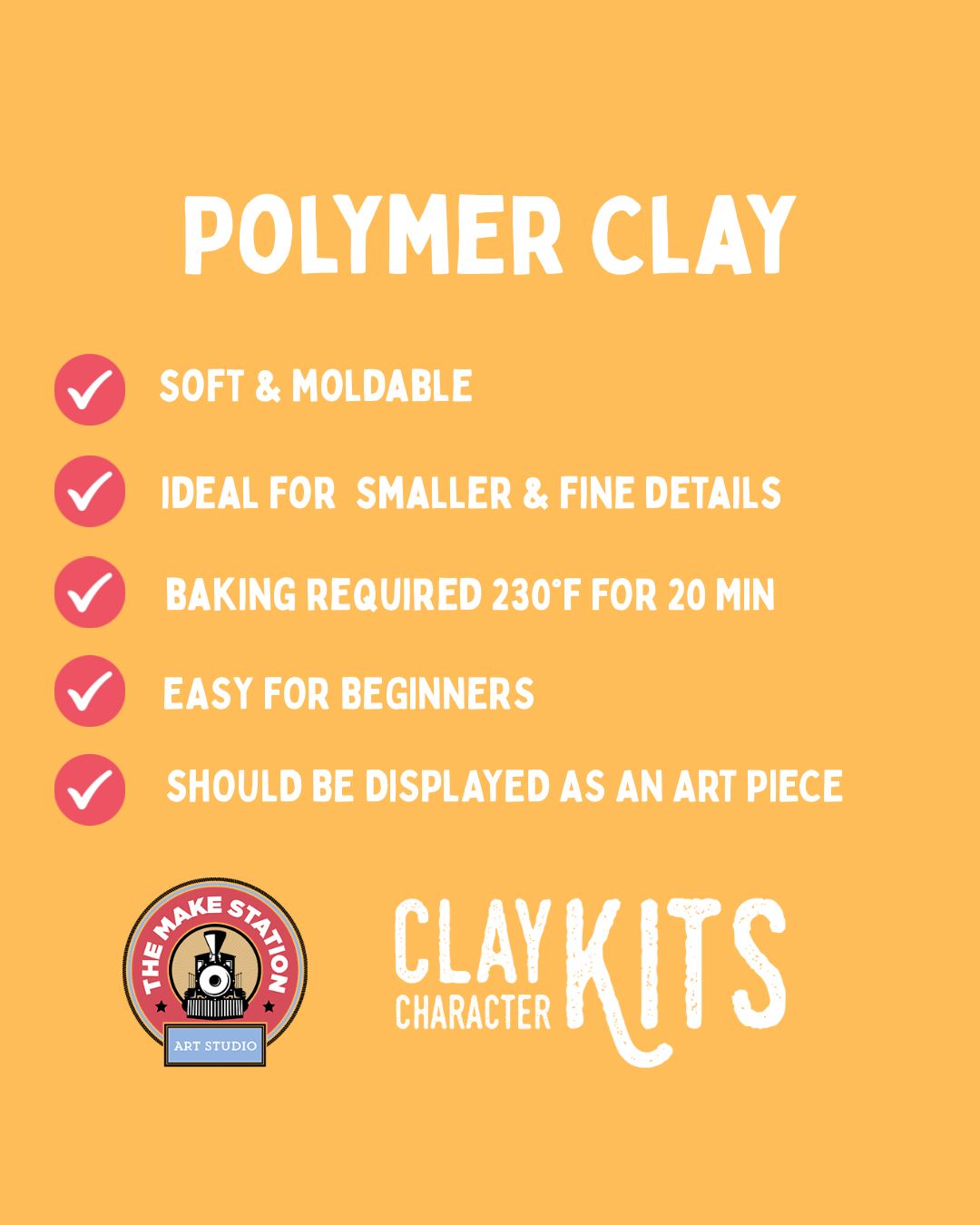 Hot Dog Dog DIY Polymer Clay Kit - Craft for Kids &amp; Adults