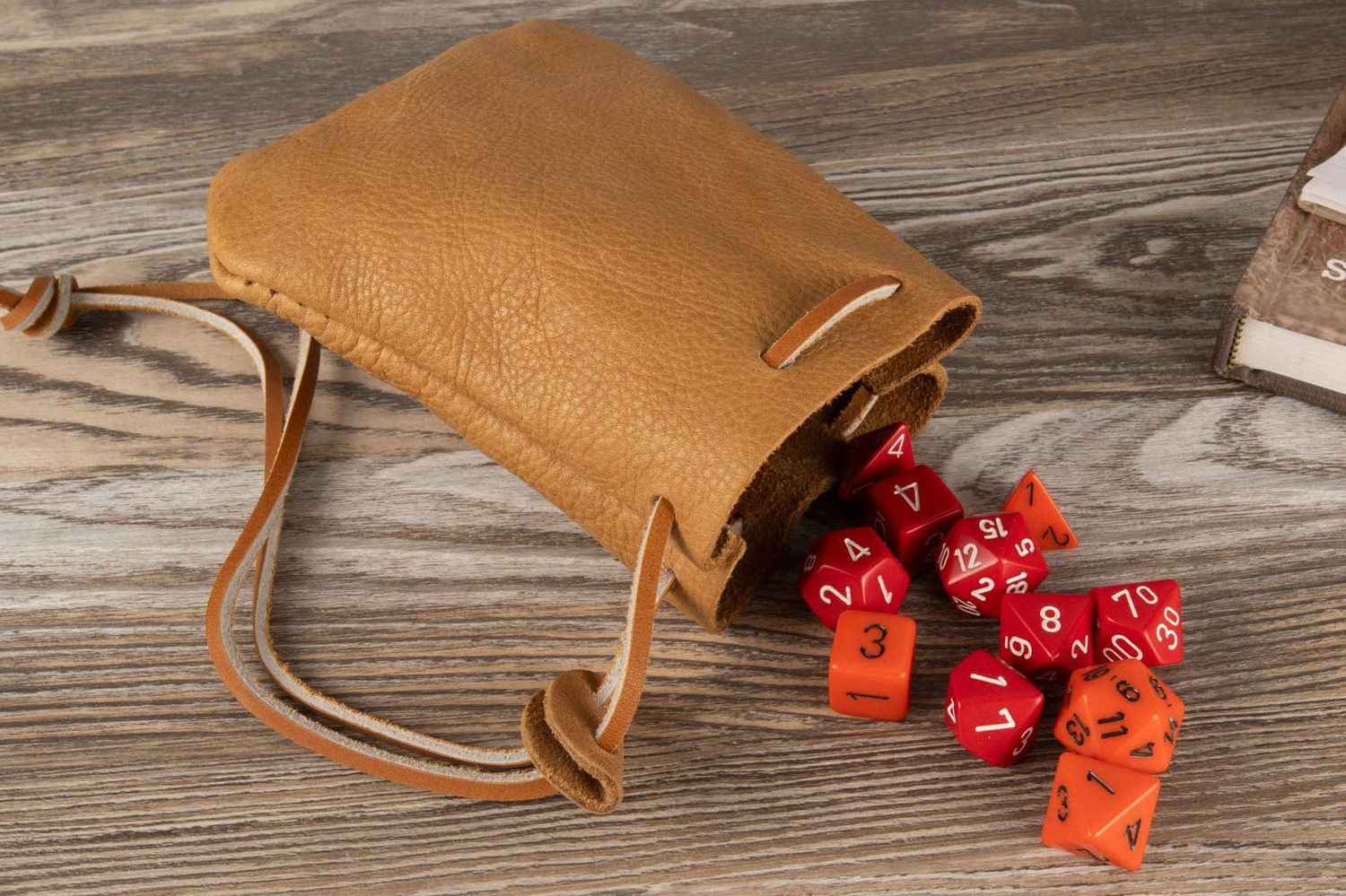 Leather Bag Kit- Leathercraft DIY Dice Jewelry Bag