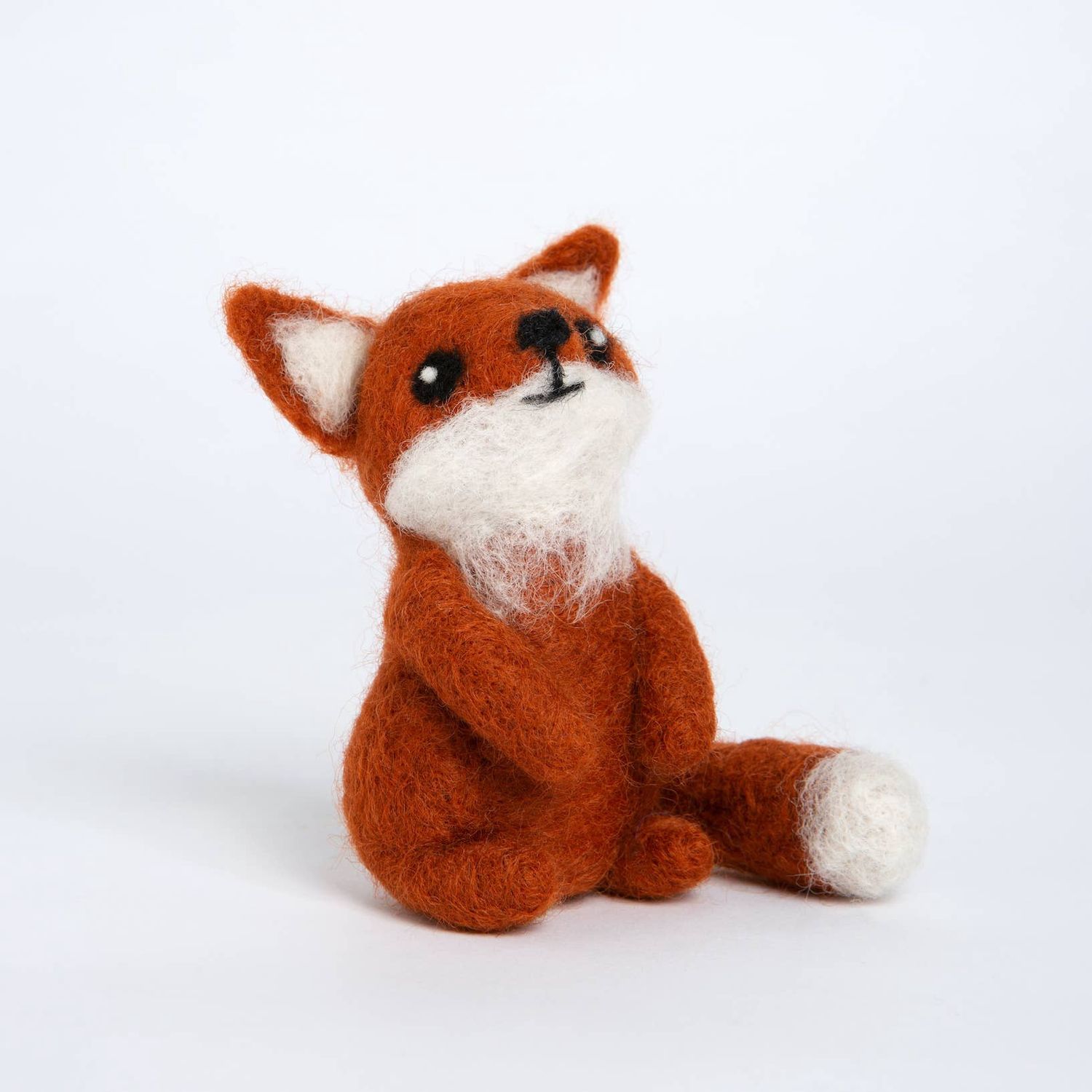 Fox Cub Mini Needle Felting Kit | Beginner Craft Kit