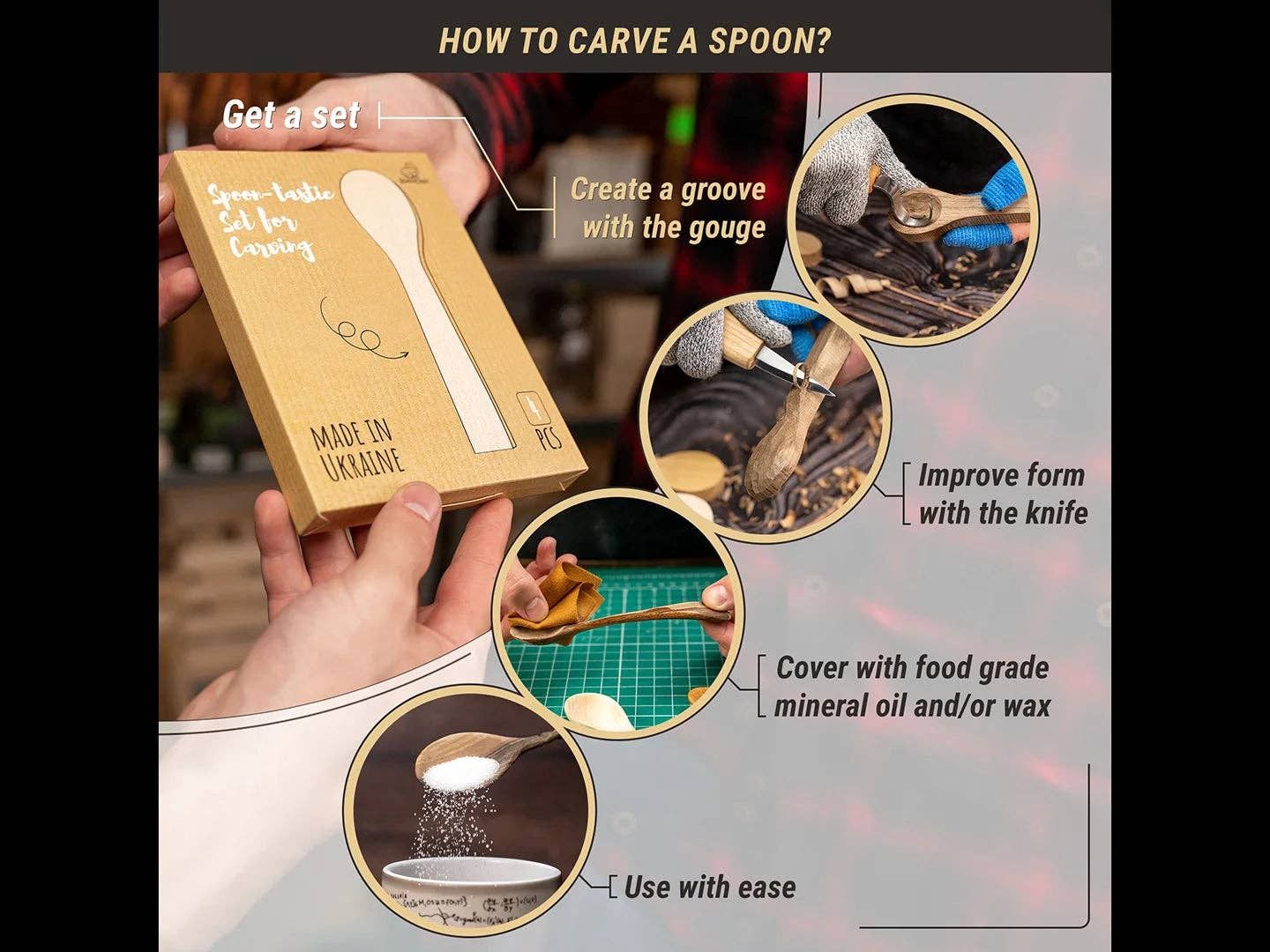 BB2 – Spoon Carving Blanks Set