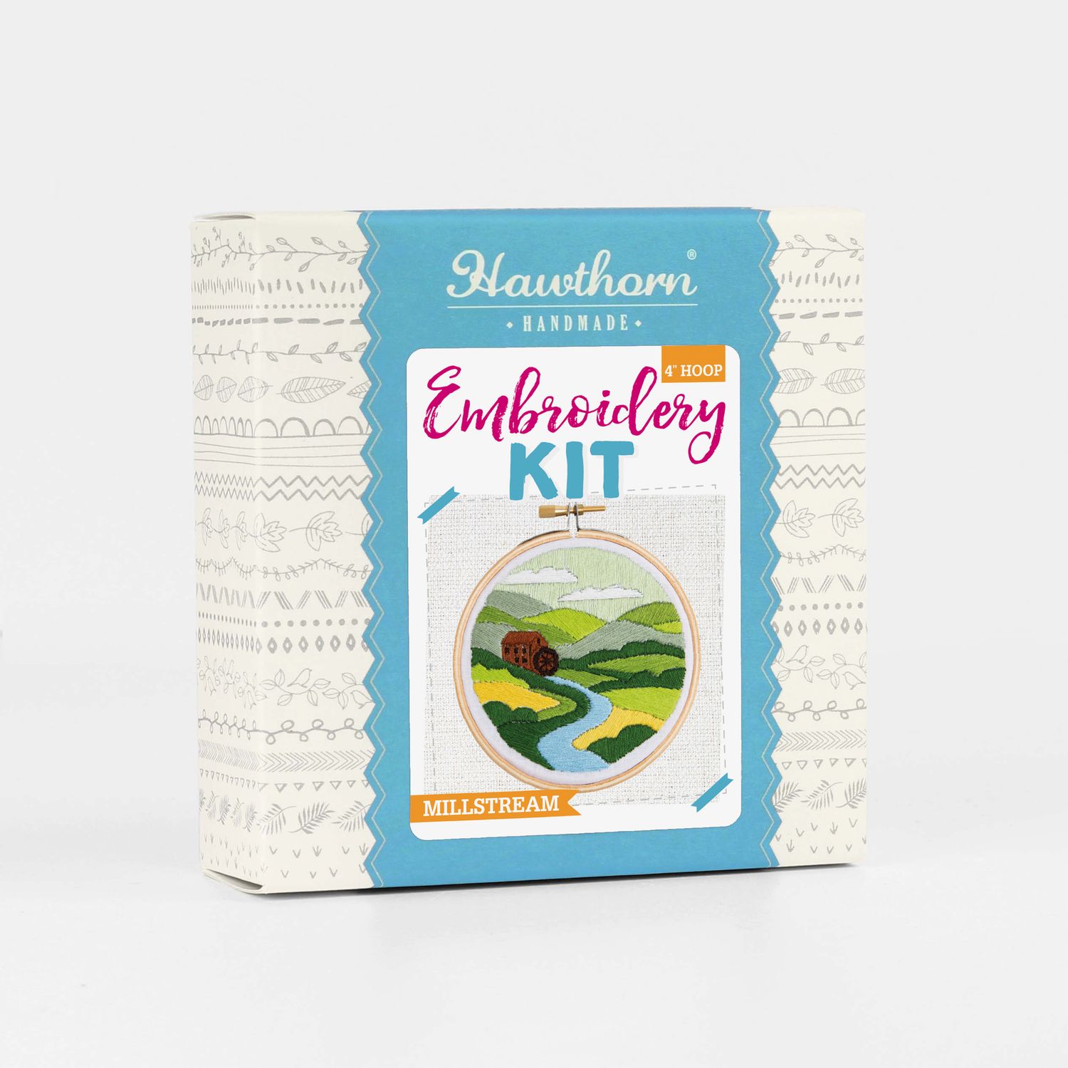 Millstream Mini Embroidery Kit | Craft Kit for Beginners
