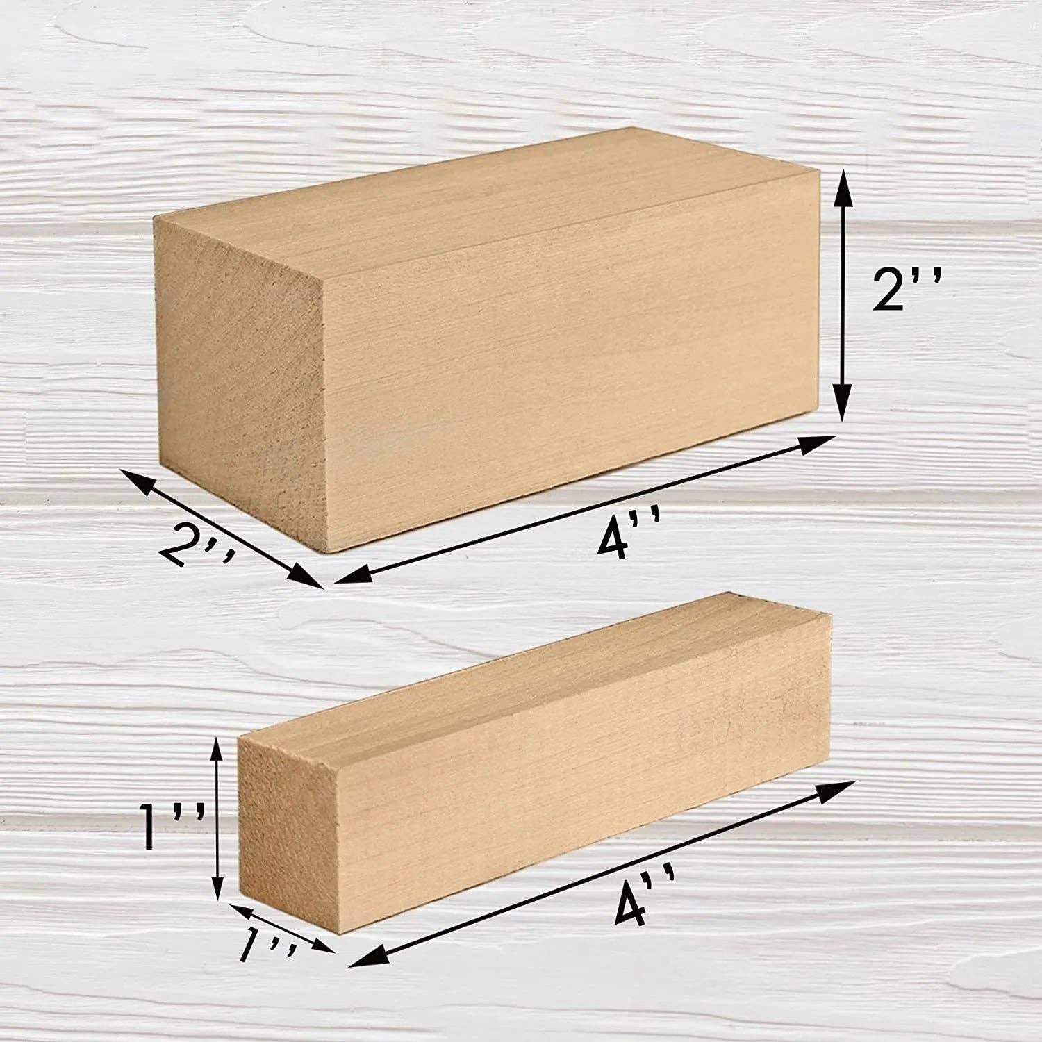 BW1 - Wood Carving Blocks Set of Basswood