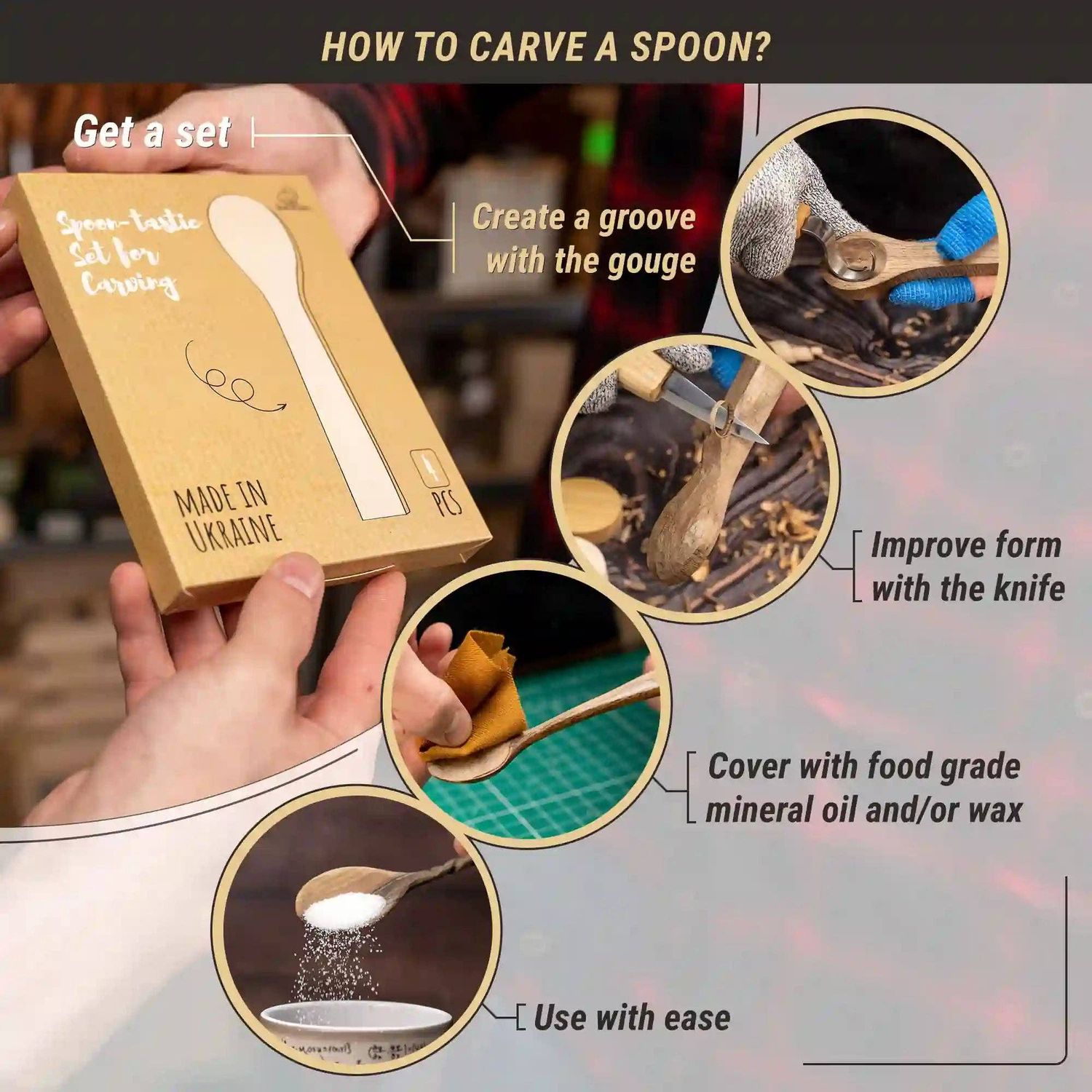 BB3 – Spoon Carving Blanks Set
