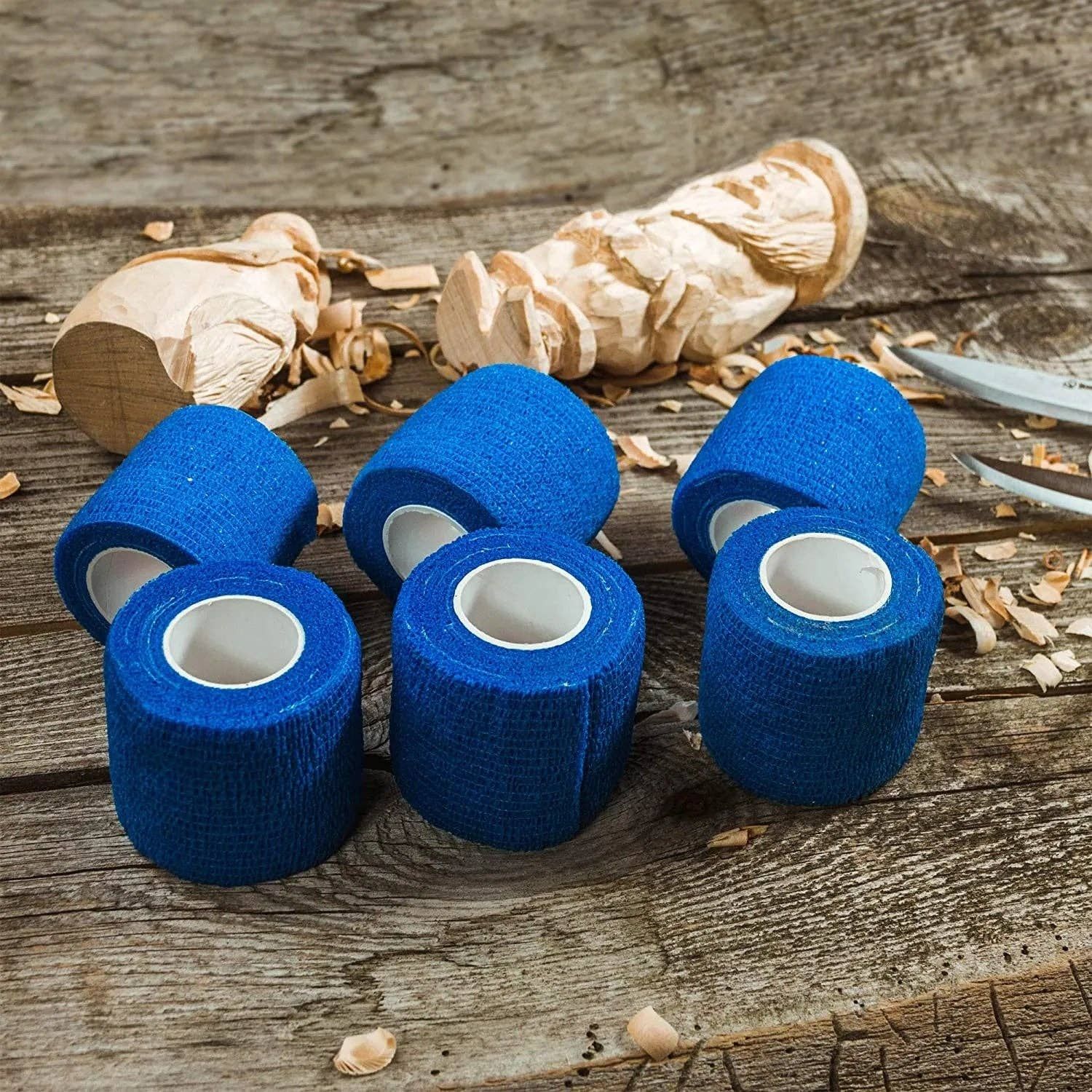 NCT6 - Cut Resistant Adherent Wrap Tape for Wood Carving and Whittling