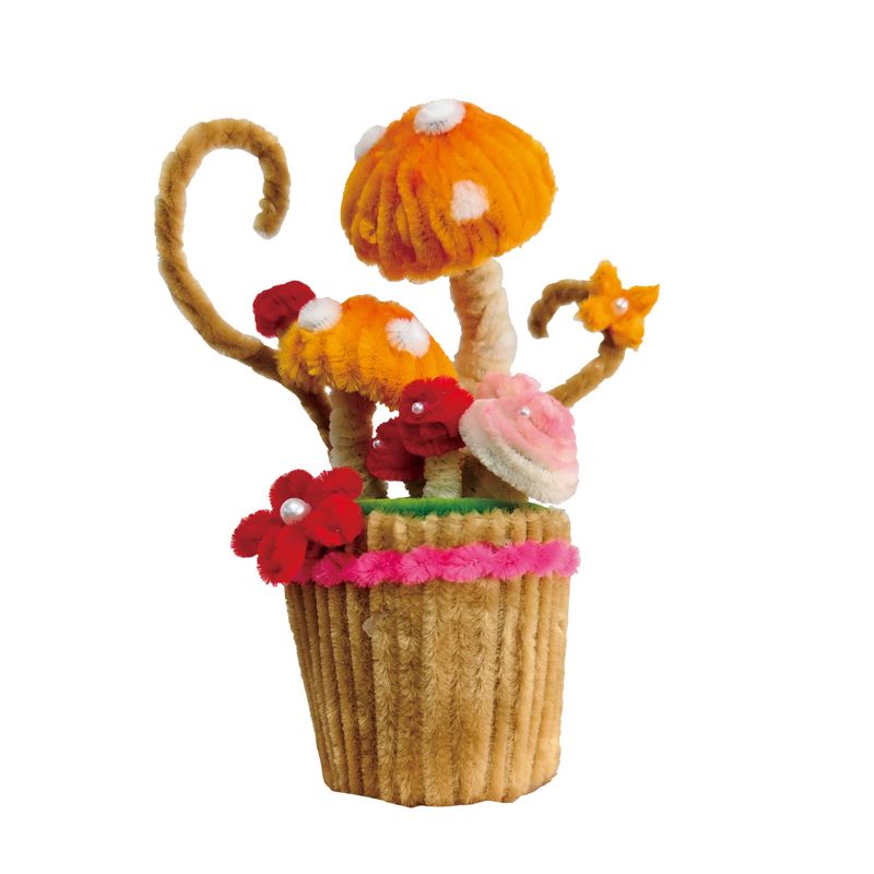 DIY Chenille Kit – Mushroom Cupcake