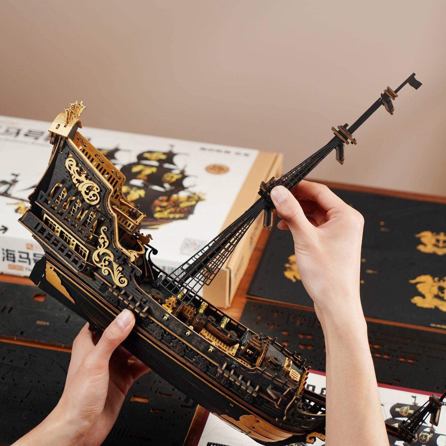 DIY Wooden Puzzle: The Seahorse Barque