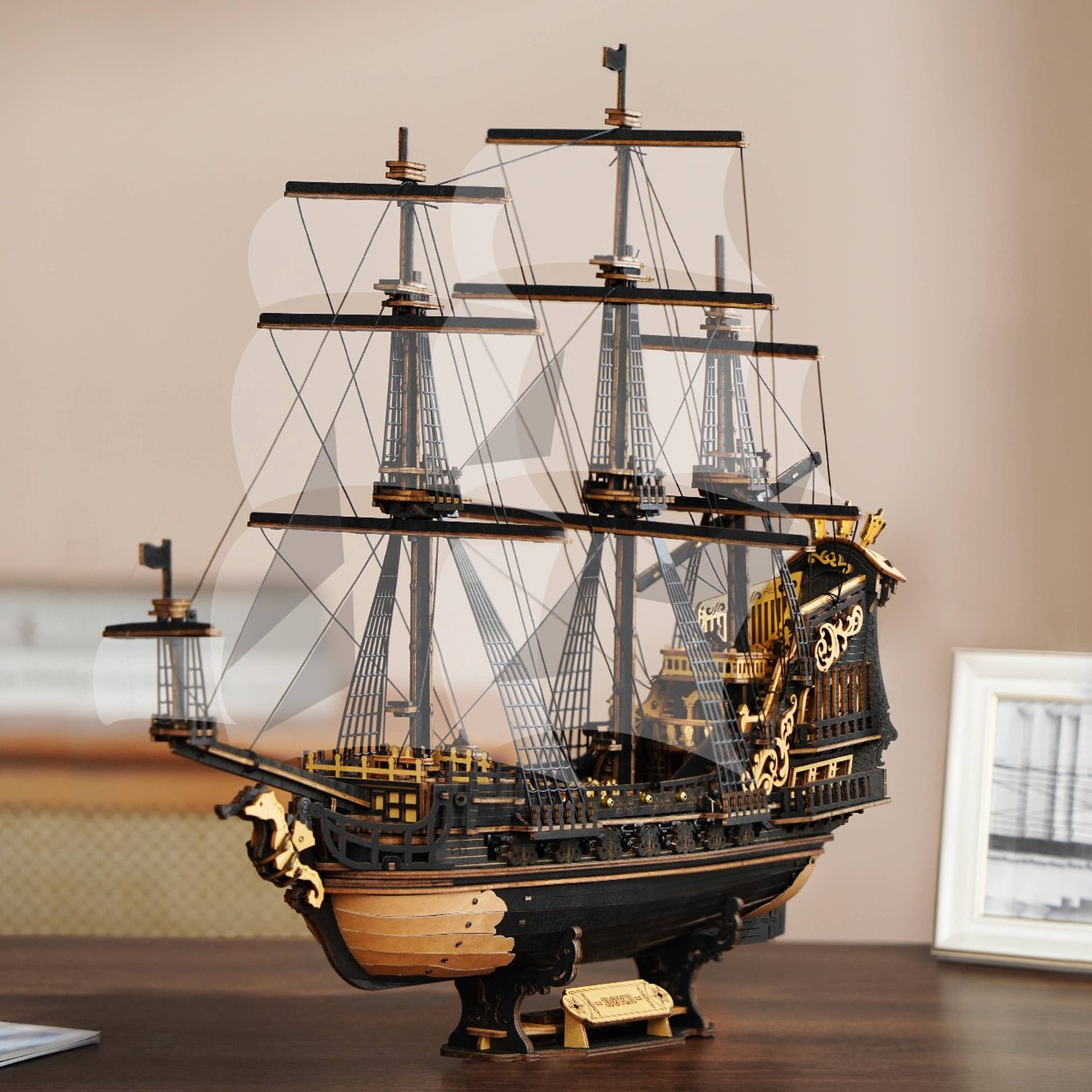 DIY Wooden Puzzle: The Seahorse Barque