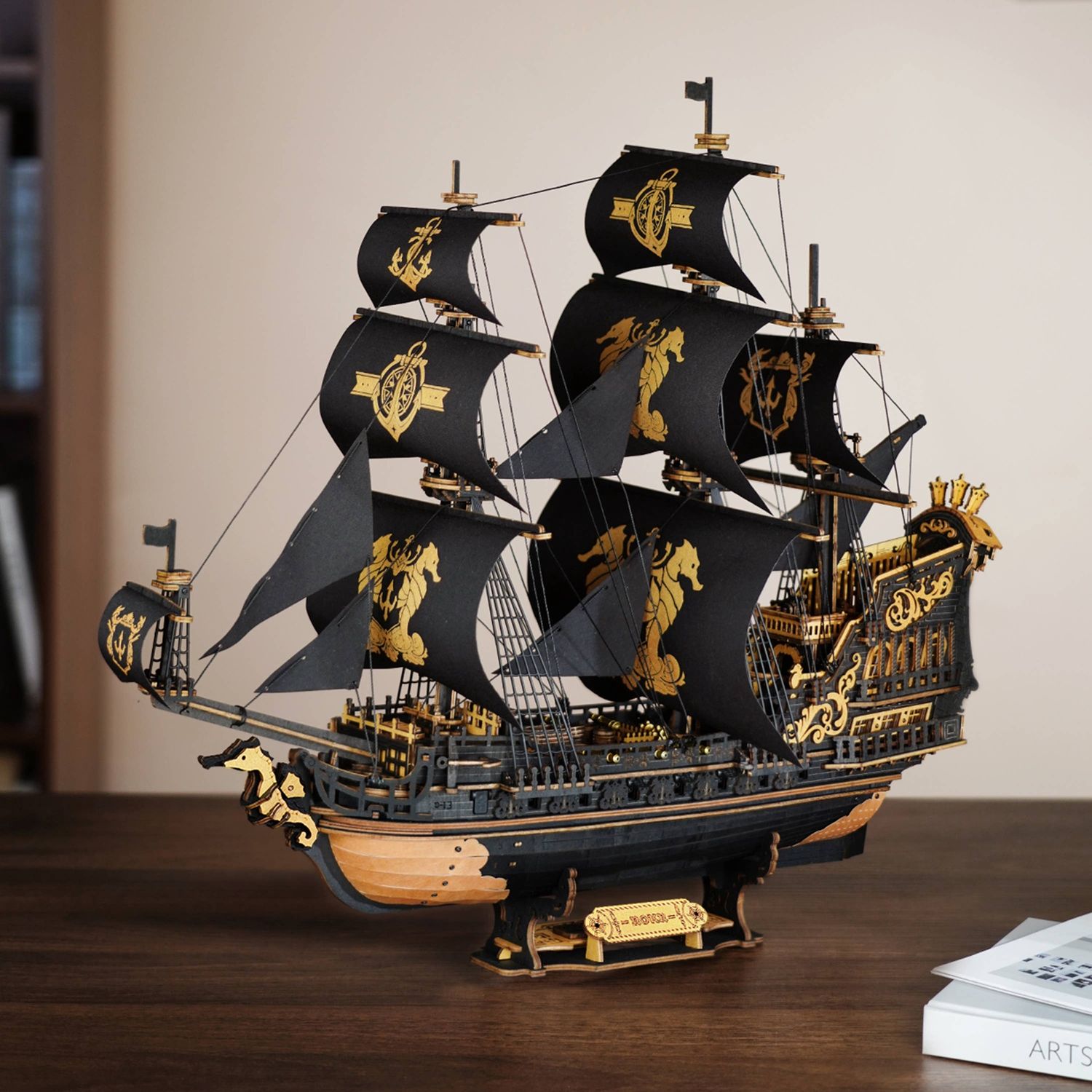 DIY Wooden Puzzle: The Seahorse Barque