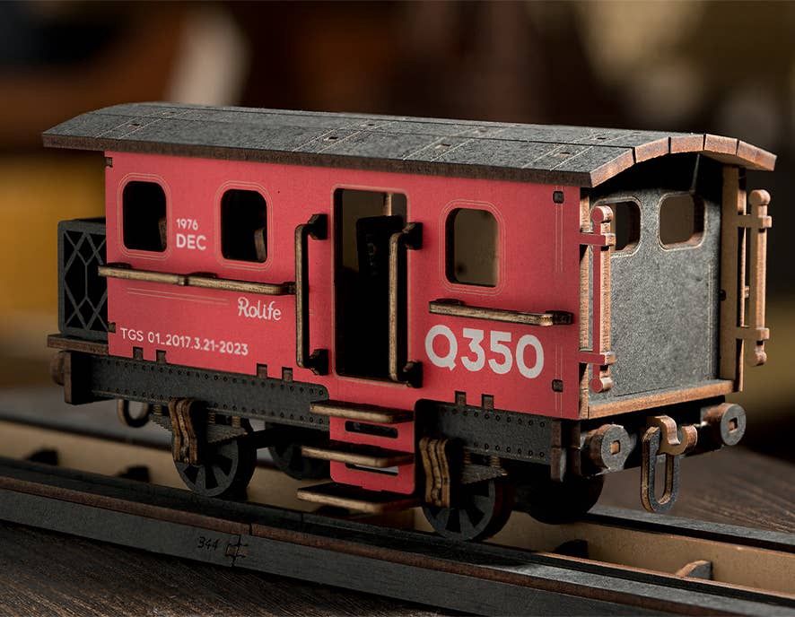 DIY Wooden Puzzle: Steam Journey