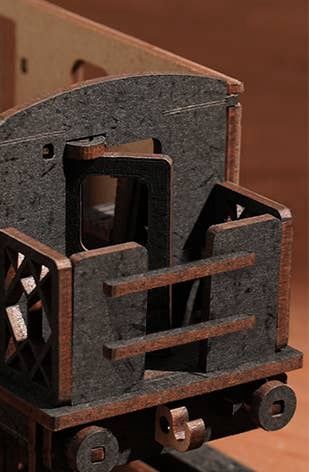 DIY Wooden Puzzle: Steam Journey