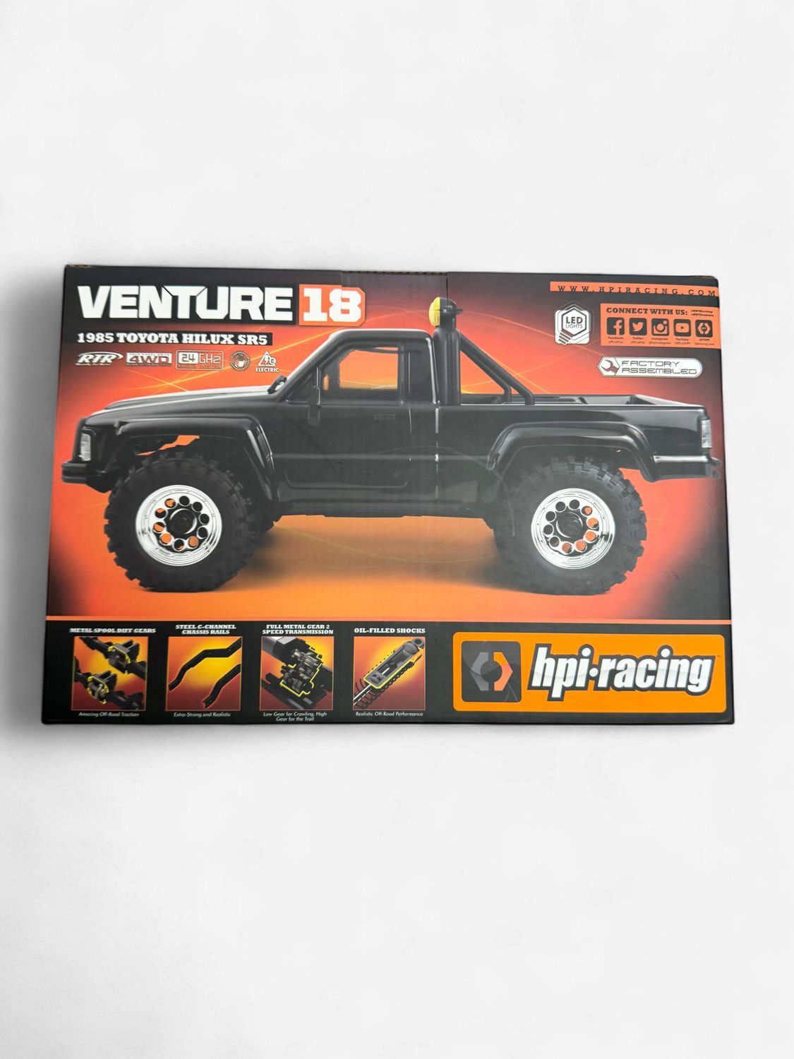 HPI Venture 18 (brushless), Color: Black