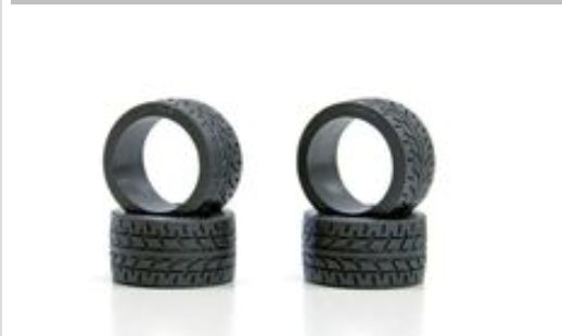 Mini-z radial wide tire 20 degree (red)