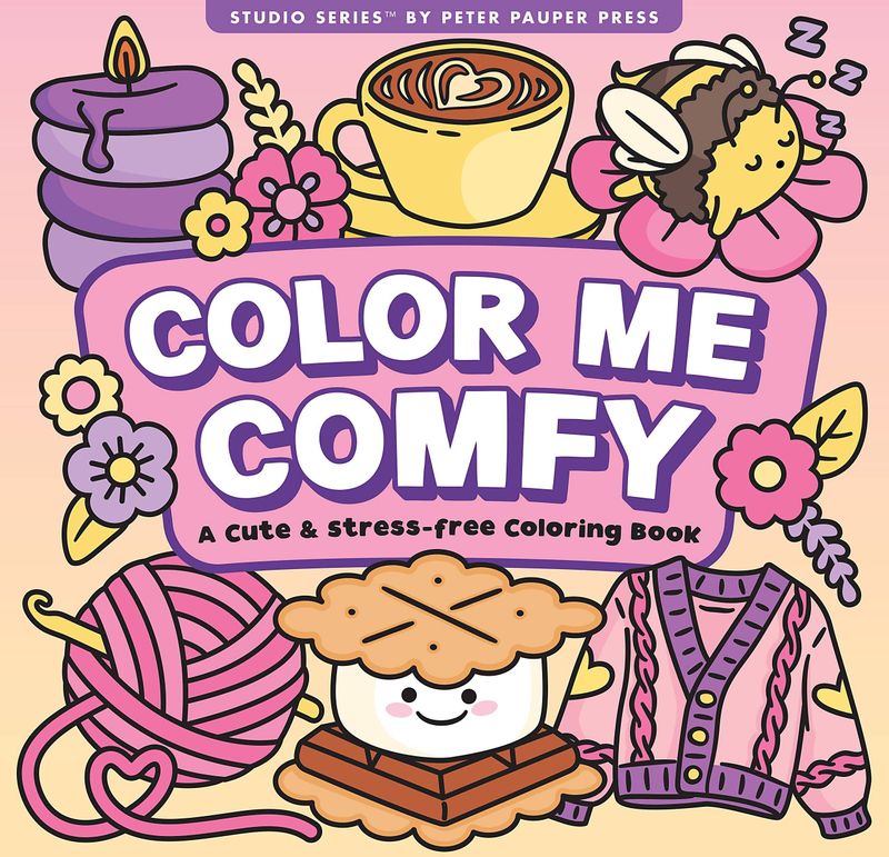 Color Me Comfy Adult Coloring Book,Color Me Comfy Adult Coloring Book