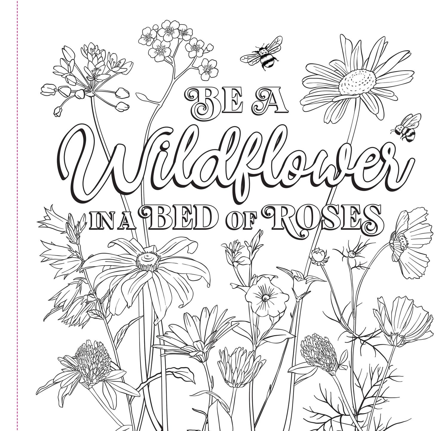 Wildflowers Adult Coloring Book,Wildflowers Adult Coloring Book