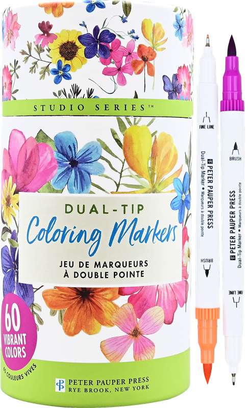 Studio Series Dual-Tip Coloring Markers (set of 60),Studio Series Dual-Tip Coloring Markers (set of 60)
