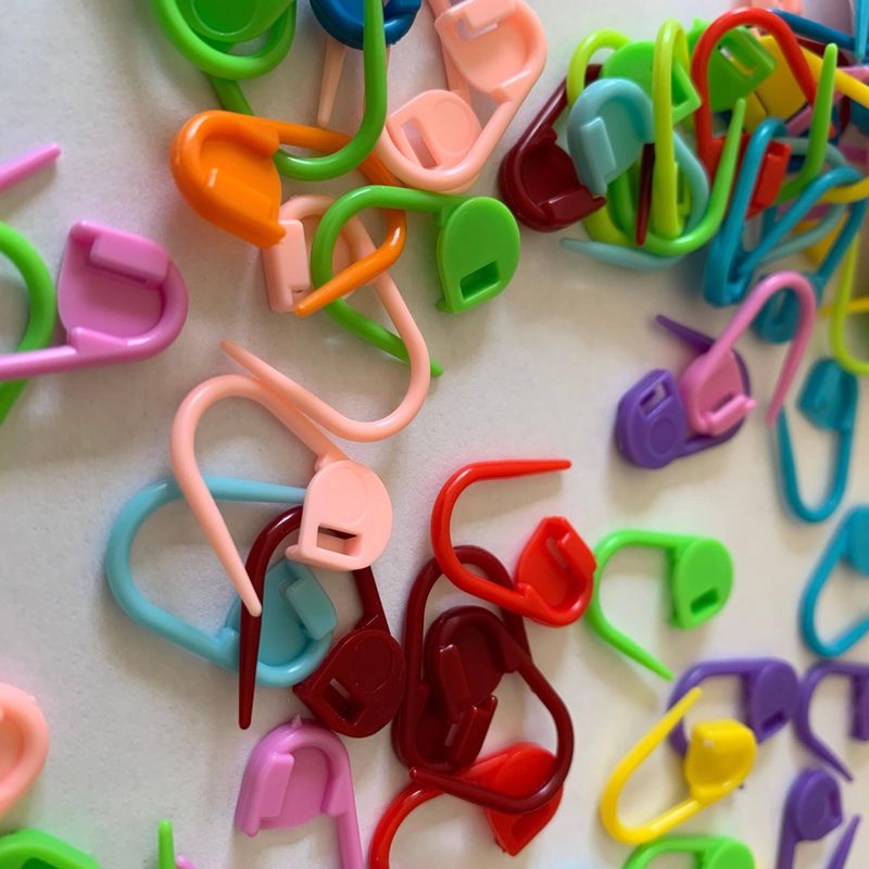 Crochet Knitting Plastic Markers, Plastic Safety Pin, Stitch